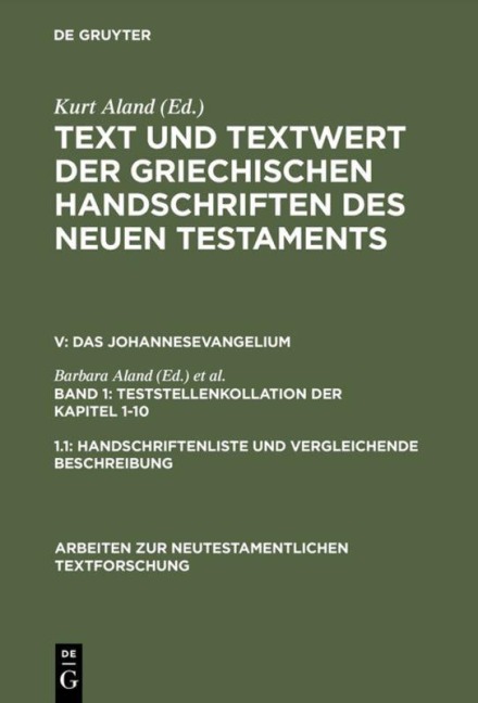 1. Teststellenkollation der Kapitel 1-10 - 