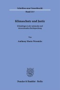 Cover-Bild zum Titel 'Klimaschutz und Justiz' von 'Anthony Mario Wernicke'