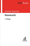 Cover-Bild zum Titel 'Patentrecht' von 'Christian Osterrieth'