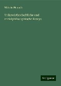 Volkswirthschaftliche und socialphilosophische Essays - Wilhelm Neurath