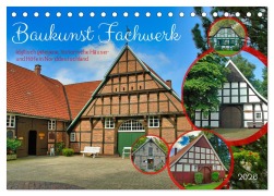 Cover-Bild zum Titel 'Baukunst Fachwerk (Tischkalender 2026 DIN A5 quer), CALVENDO Monatskalender' von 'Claudia Kleemann'