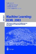 Machine Learning: ECML 2003 - 