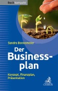 Cover-Bild zum Titel 'Der Businessplan' von 'Sandra Bonnemeier'