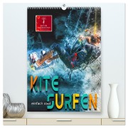Cover-Bild zum Titel 'Kitesurfen - einfach cool (hochwertiger Premium Wandkalender 2026 DIN A2 hoch), Kunstdruck in Hochglanz' von 'Peter Roder'