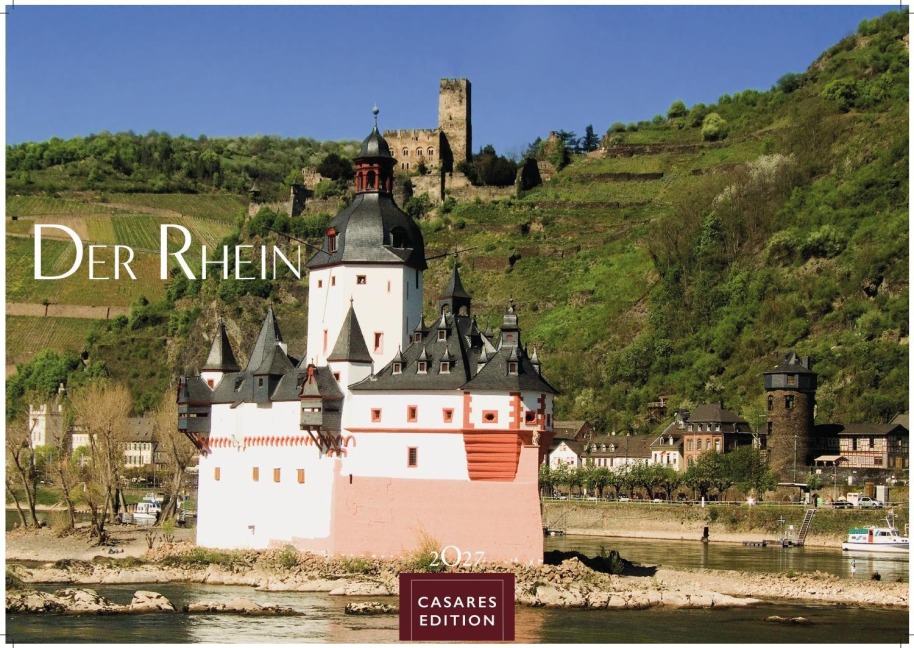 Der Rhein Kalender 2027 - Wandkalender | Fotokalender Deutschland 24x35cm | mit 12 eindrucksvollen Aufnahmen von Flusslandschaften, Burgen und Weinregionen - 