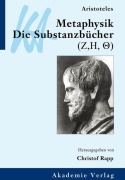 Cover-Bild zum Titel 'Aristoteles: Metaphysik. Die Substanzbücher (Zeta, Eta, Theta)' von ''
