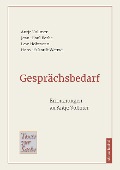 Cover-Bild zum Titel 'Gesprächsbedarf' von 'Antje Vollmer, Jean-Paul Barbe, Lew Hohmann, Hans-Eckardt Wenzel'