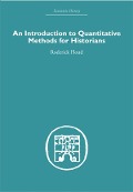 Cover-Bild zum Titel 'An Introduction to Quantitative Methods for Historians' von 'Roderick Floud'