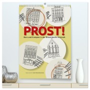 Cover-Bild zum Titel 'PROST! Bars und Kneipen in der Düsseldorfer Altstadt (hochwertiger Premium Wandkalender 2026 DIN A2 hoch), Kunstdruck in Hochglanz' von 'Karl-Heinz Morawietz'