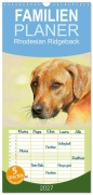Cover-Bild zum Titel 'Familienplaner 2027 - Rhodesian Ridgeback 2027 mit 5 Spalten (Wandkalender, 21 x 45 cm) CALVENDO' von 'Andrea Redecker'