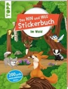 Cover-Bild zum Titel 'Das Hin-und-weg-Stickerbuch Im Wald' von 'Natascha Pitz'