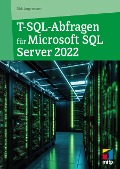 Cover-Bild zum Titel 'T-SQL-Abfragen für Microsoft SQL-Server 2022' von 'Dirk Angermann'