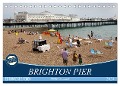 Brighton Pier Bunter Sommer (Tischkalender 2024 DIN A5 quer), CALVENDO Monatskalender - Gisela Kruse