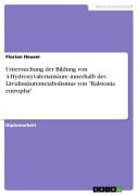 Untersuchung der Bildung von 4-Hydroxyvaleriansäure innerhalb des Lävulinsäuremetabolismus von "Ralstonia eutropha" - Florian Heuser