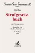 Cover-Bild zum Titel 'Strafgesetzbuch. StGB' von 'Thomas Fischer, Stephan Anstötz, Hans-Joachim Lutz'