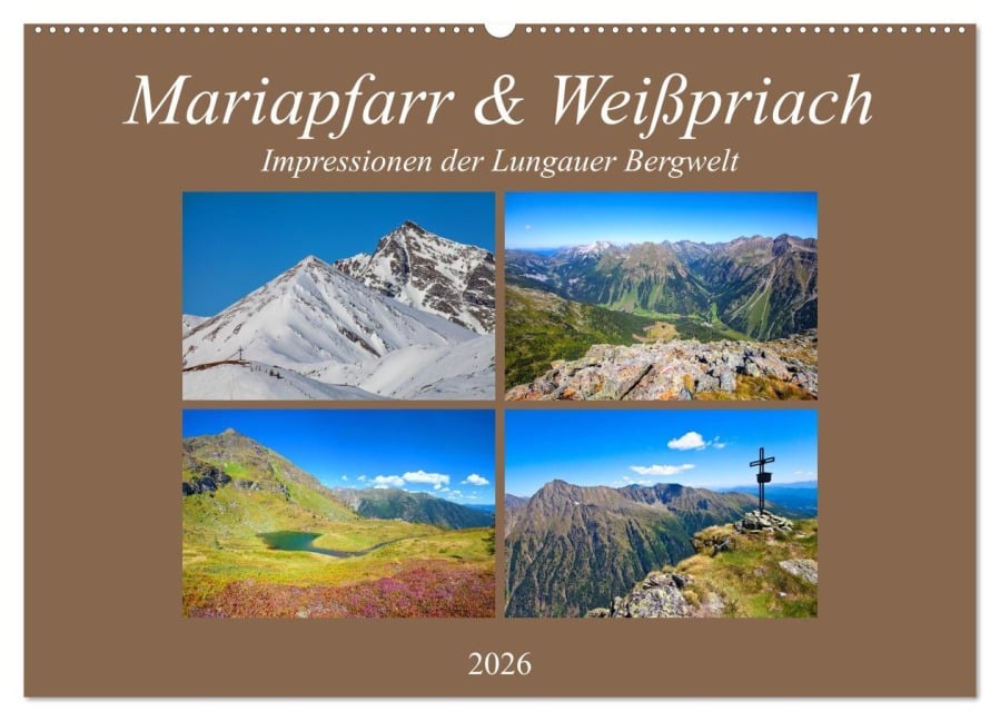 Mariapfarr & Weißpriach (Wandkalender 2026 DIN A2 quer), CALVENDO Monatskalender - Christa Kramer