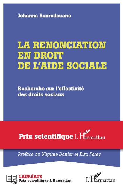La renonciation en droit de l'aide sociale - Benredouane Johanna Benredouane