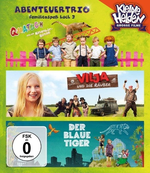 Abenteuertrio Kinderfilmbox - Familienspaß hoch 3 - Hans Ullrich Krause, Marjut Komulainen, Melli Maikkula, Tereza Horváthová, Petr Oukropec