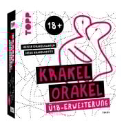 Cover-Bild zum Titel 'Krakel-Orakel Ü18-Erweiterung - Heiße Orakelkarten, neue Krakelstifte' von 'Bazis'