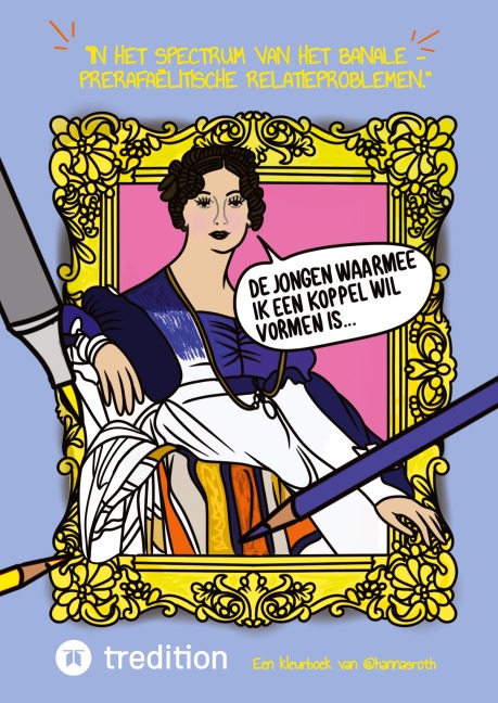 "In het spectrum van het banale-   Prerafaëlitische relatieproblemen." Reality TV Kleurboek - Hanna Roth