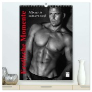 Erotische Momente. Männer in schwarz-weiß (hochwertiger Premium Wandkalender 2026 DIN A2 hoch), Kunstdruck in Hochglanz - Elisabeth Stanzer