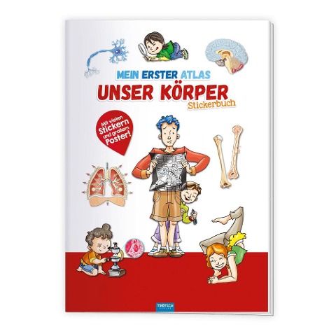Trötsch Stickerbuch Mein erster Atlas Unser Körper - 