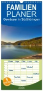 Cover-Bild zum Titel 'Familienplaner 2026 - Gewässer in Südthüringen mit 5 Spalten (Wandkalender, 21 x 45 cm) CALVENDO' von 'Torsten Irmer'