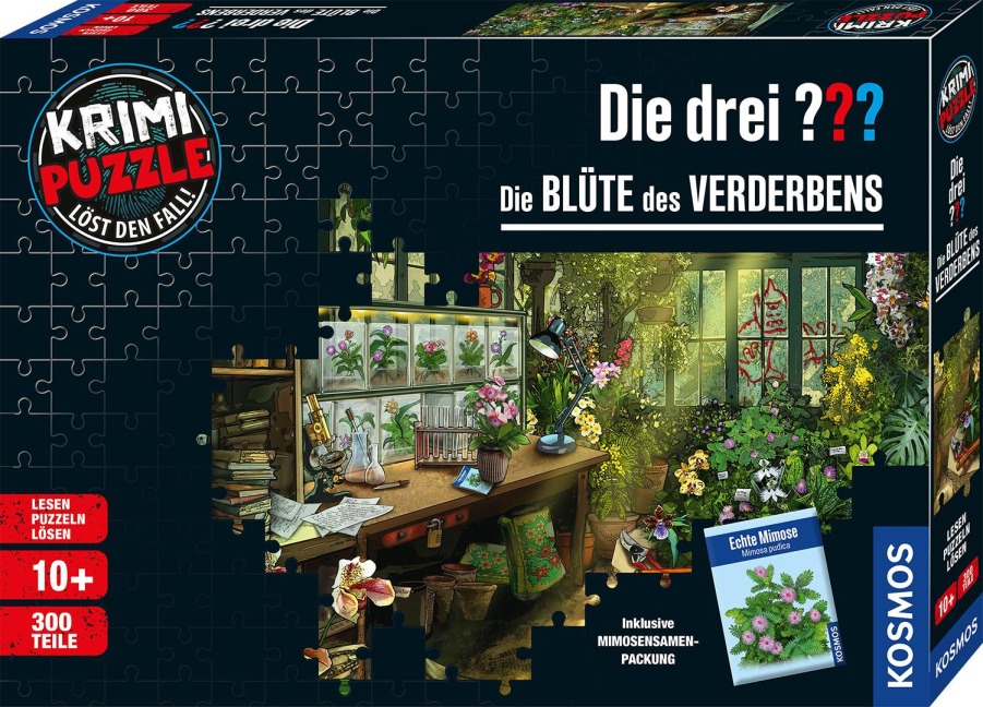 Krimi-Puzzle: Die drei ??? - Die Blüte des Verderbens - 