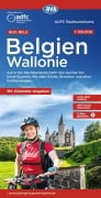 Cover-Bild zum Titel 'BVA ADFC Radtourenkarte Belgien Wallonie 1:150.000' von ''
