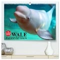 Wale. Kolosse der Meere (hochwertiger Premium Wandkalender 2025 DIN A2 quer), Kunstdruck in Hochglanz - Elisabeth Stanzer
