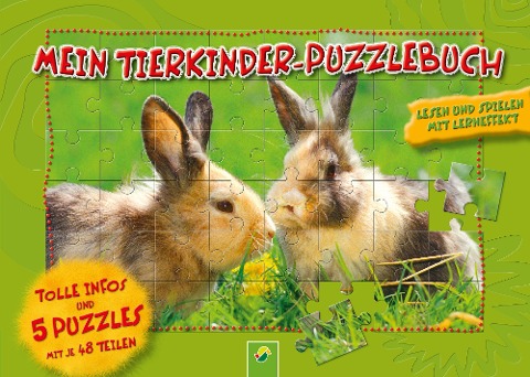 Mein Tierkinder-Puzzlebuch für Kinder ab 6 Jahren - 