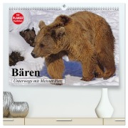 Cover-Bild zum Titel 'Bären. Unterwegs mit Meister Petz (hochwertiger Premium Wandkalender 2026 DIN A2 quer), Kunstdruck in Hochglanz' von 'Elisabeth Stanzer'