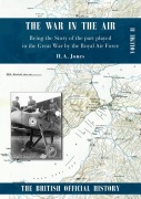Cover-Bild zum Titel 'War in the Air. Being the Story of the part played in the Great War by the Royal Air Force' von 'H A Jones'