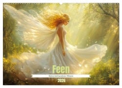 Cover-Bild zum Titel 'Feen - Naturverbundene Wesen (Wandkalender 2026 DIN A2 quer), CALVENDO Monatskalender' von 'Liselotte Brunner-Klaus'