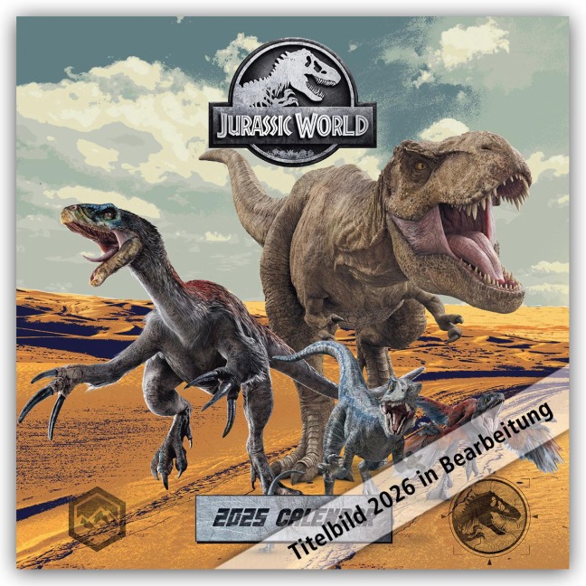 Jurassic World - Offizieller Kalender 2026 - Danilo Promotion Ltd