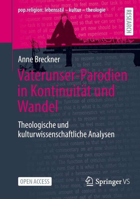 Vaterunser-Parodien in Kontinuität und Wandel - Anne Breckner