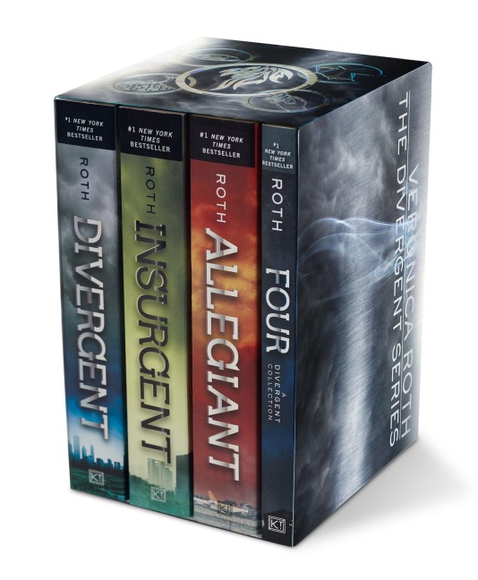 Divergent Series Set: Divergent, Insurgent, Allegiant, Four - Veronica Roth