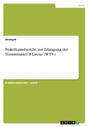 Cover-Bild zum Titel 'Praktikumsbericht zur Erlangung der Tennistrainer B-Lizenz (WTV)' von 'Anonymous'