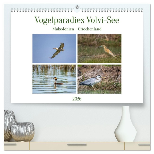 Vogelparadies Volvi-See (hochwertiger Premium Wandkalender 2026 DIN A2 quer), Kunstdruck in Hochglanz - Ursula Di Chito