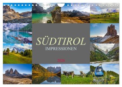 Cover-Bild zum Titel 'Südtirol Impressionen (Wandkalender 2026 DIN A4 quer), CALVENDO Monatskalender' von 'Dirk Meutzner'
