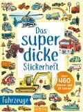 Cover-Bild zum Titel 'Das superdicke Stickerheft -  Fahrzeuge' von ''