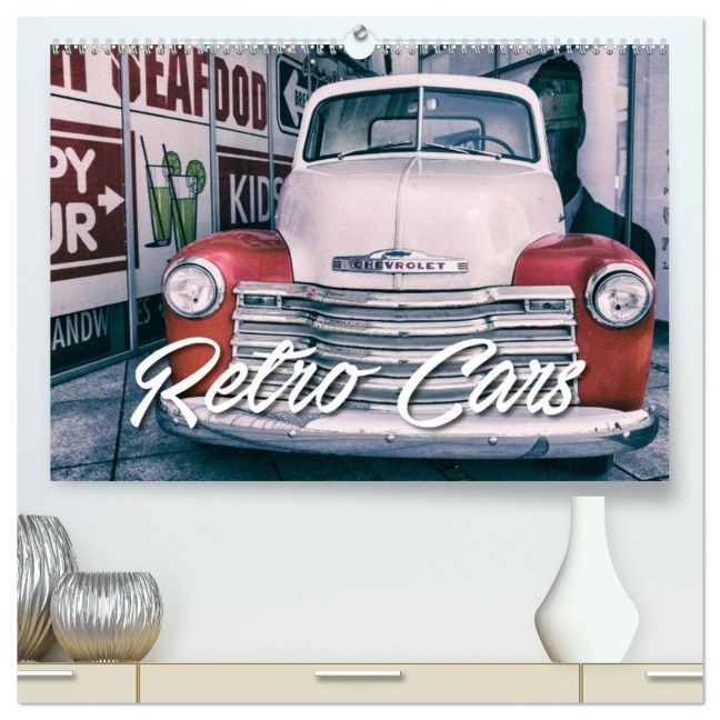 Retro Cars (hochwertiger Premium Wandkalender 2026 DIN A2 quer), Kunstdruck in Hochglanz - Gerd Matschek
