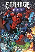 Cover-Bild zum Titel 'Strange Academy: Gleichung des Grauens' von 'Carlos Hernandez, Vasco Georgiev, Skottie Young, Juann Cabal, Mike Del Mundo'