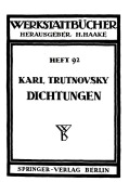 Cover-Bild zum Titel 'Dichtungen' von 'K. Trutnovsky'