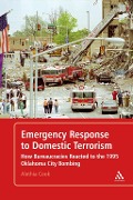 Cover-Bild zum Titel 'Emergency Response to Domestic Terrorism' von 'Alethia Cook'
