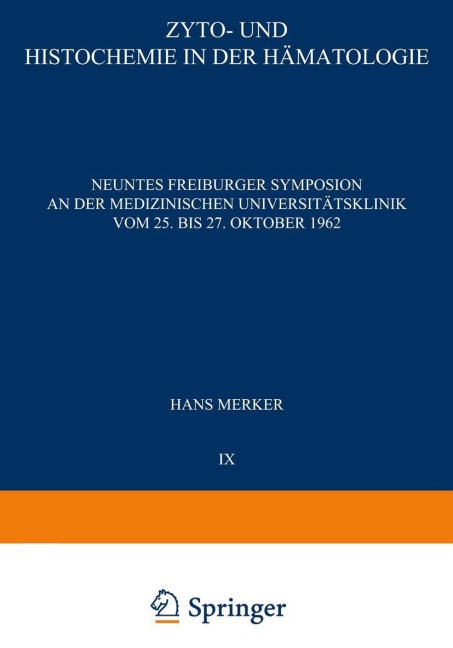Zyto- und Histochemie in der Hämatologie - 