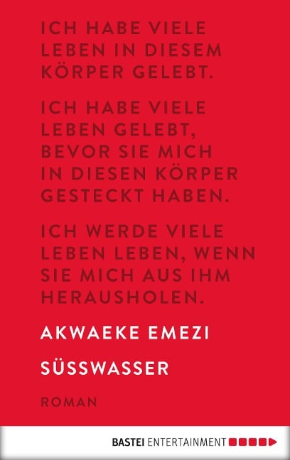 Süßwasser - Akwaeke Emezi