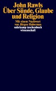 Cover-Bild zum Titel 'Über Sünde, Glaube und Religion' von 'John Rawls'