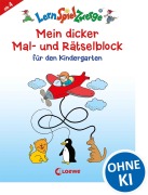 Cover-Bild zum Titel 'Mein dicker Mal- und Rätselblock für den Kindergarten' von ''
