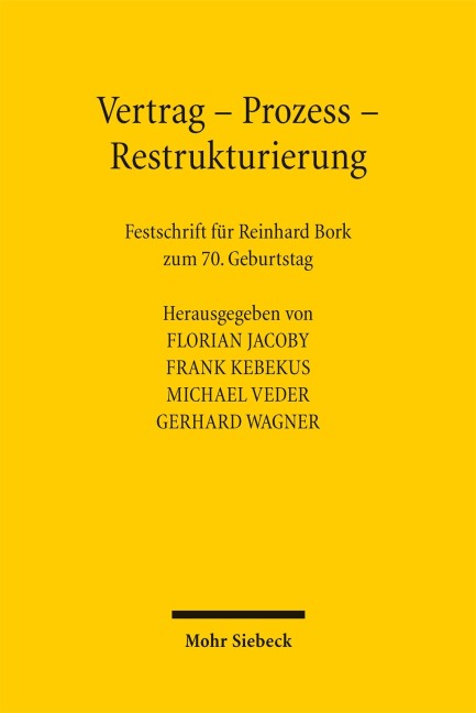 Vertrag - Prozess - Restrukturierung - 